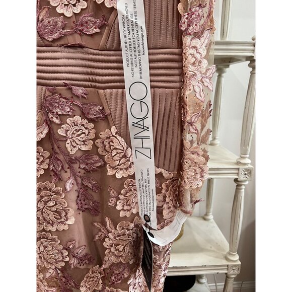 Zhivago Pink Lace Maxi Dress - Picture 4 of 9